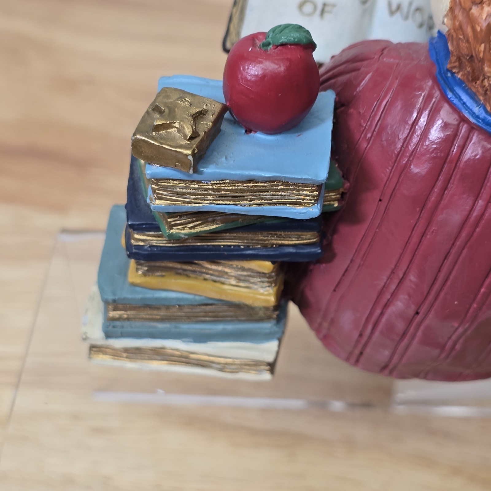Vintage Shenandoah Designs A Keeper Teacher Figurine with Globe and Books