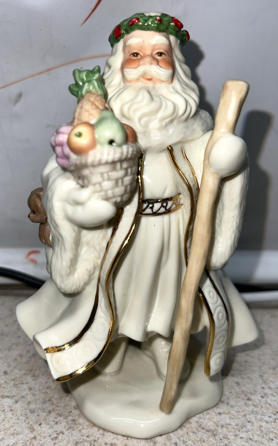 Lenox Vintage Santa Clause “Classic Father Christmas” Figurine 7″ Tall