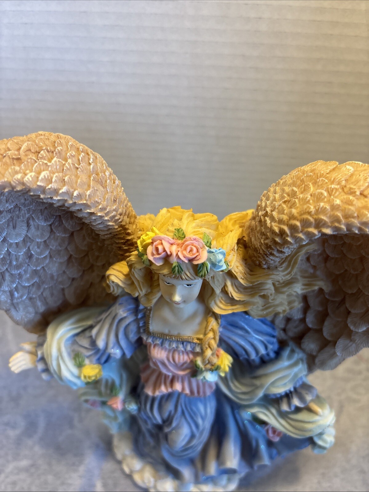 Vintage Seraphim Classics Angels 11 Inches Tall Bright Sparkling Coloring 1999