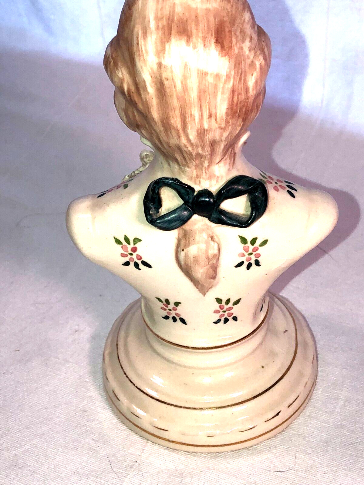 Victorian Man Chantilly China -Cybis Corday Pottery 6.25 in H USA