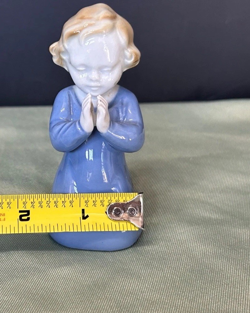 Vintage Gerold Porzellan Bavaria G100 PRAYING CHILD porcelain figurine kneeling