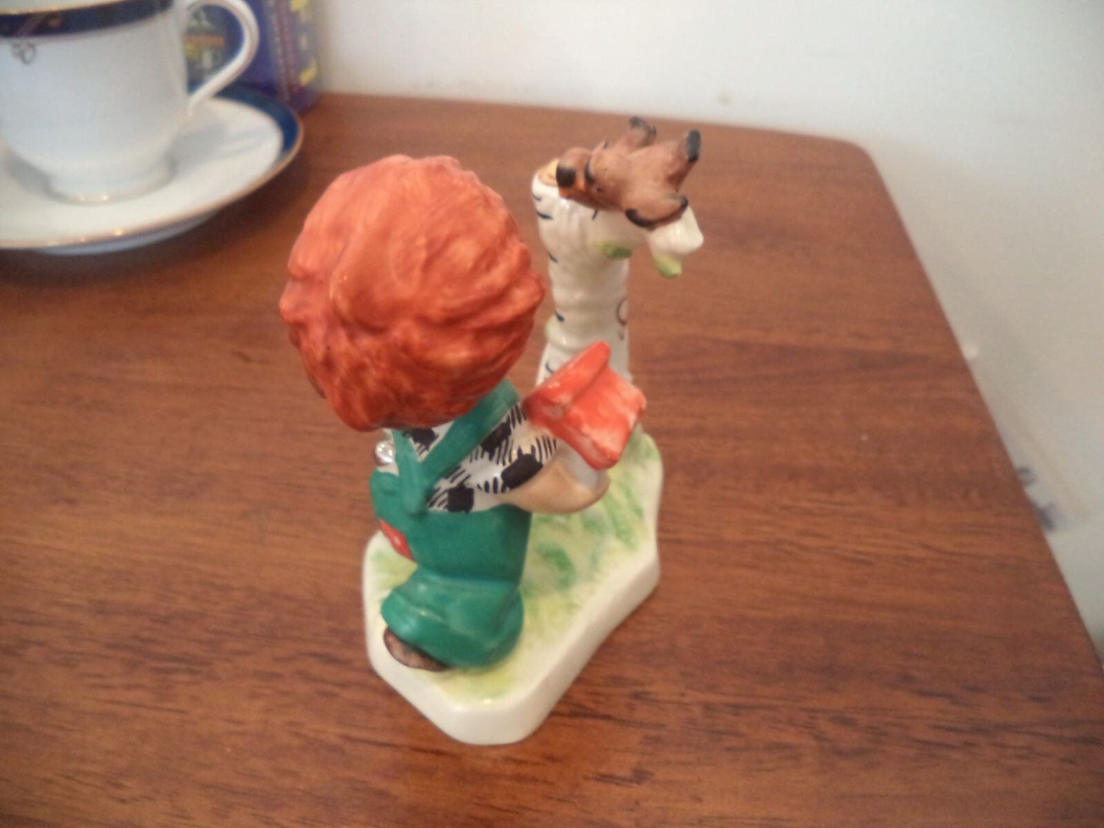 Vintage Goebel W. Germany 1957 Boy with Silver Hammer Hand Painted 4.50″ X 3.75″