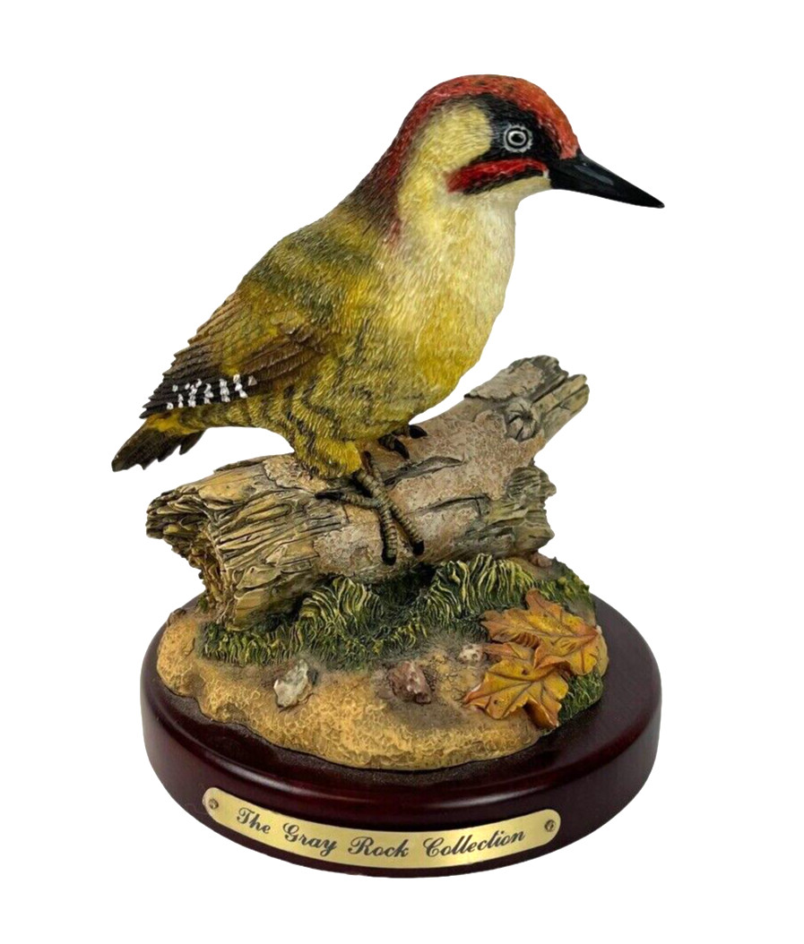 The Gray Rock Collection European Woodpecker Figurine