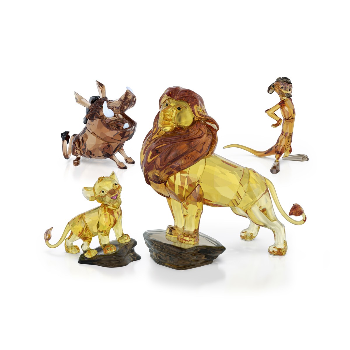 Swarovski Crystal The Lion King Timon Figurine Decoration, Brown, 5680916