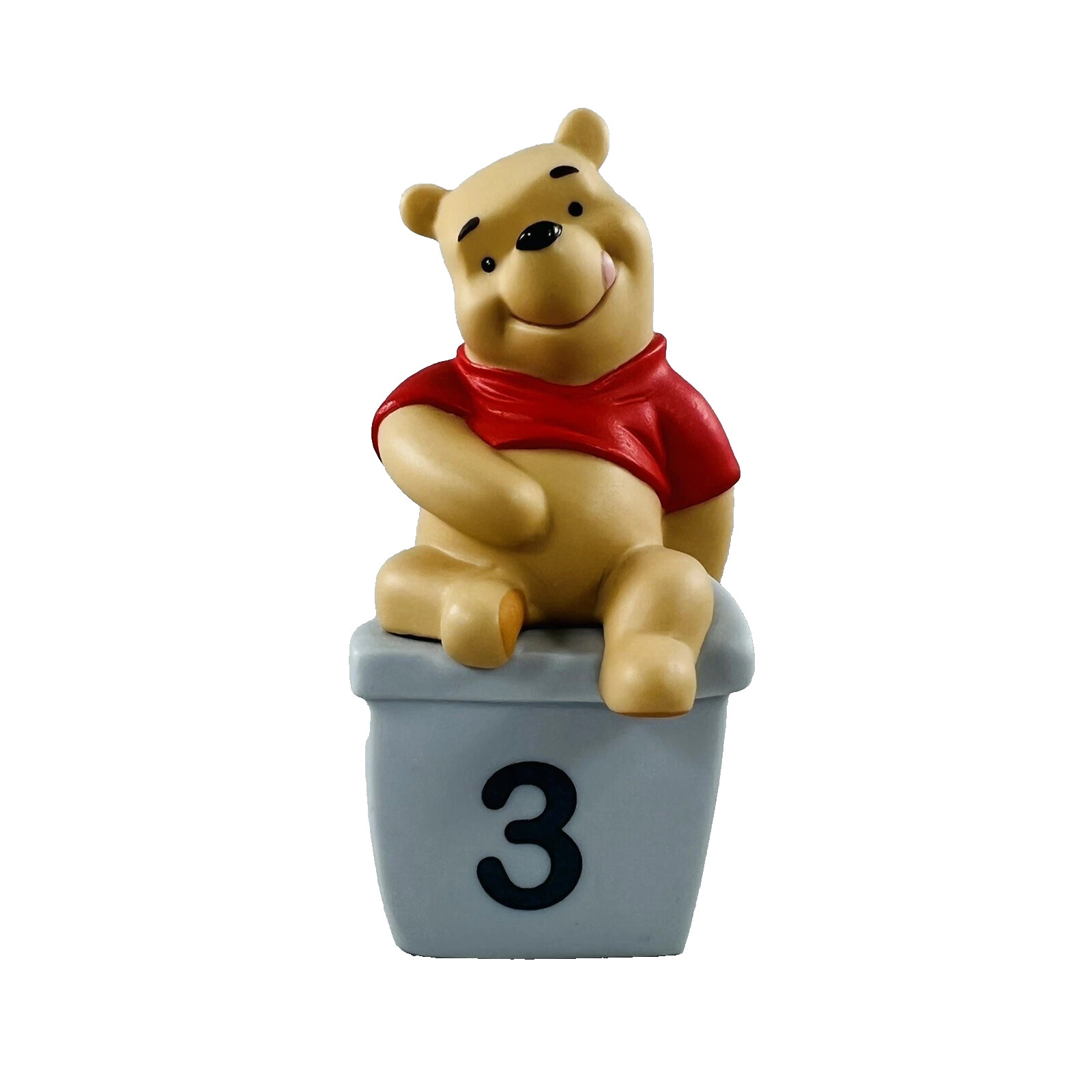 Pooh & Friends Disney “THREE is for days filled with laughter” Figurine