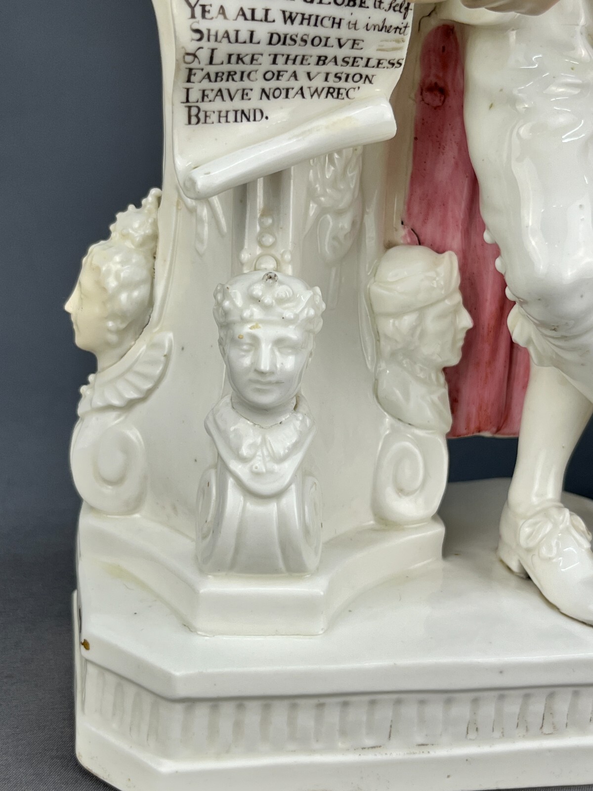Pair 18th C. Derby Porcelain Figures of Wm Shakespeare and John Milton c. 1780