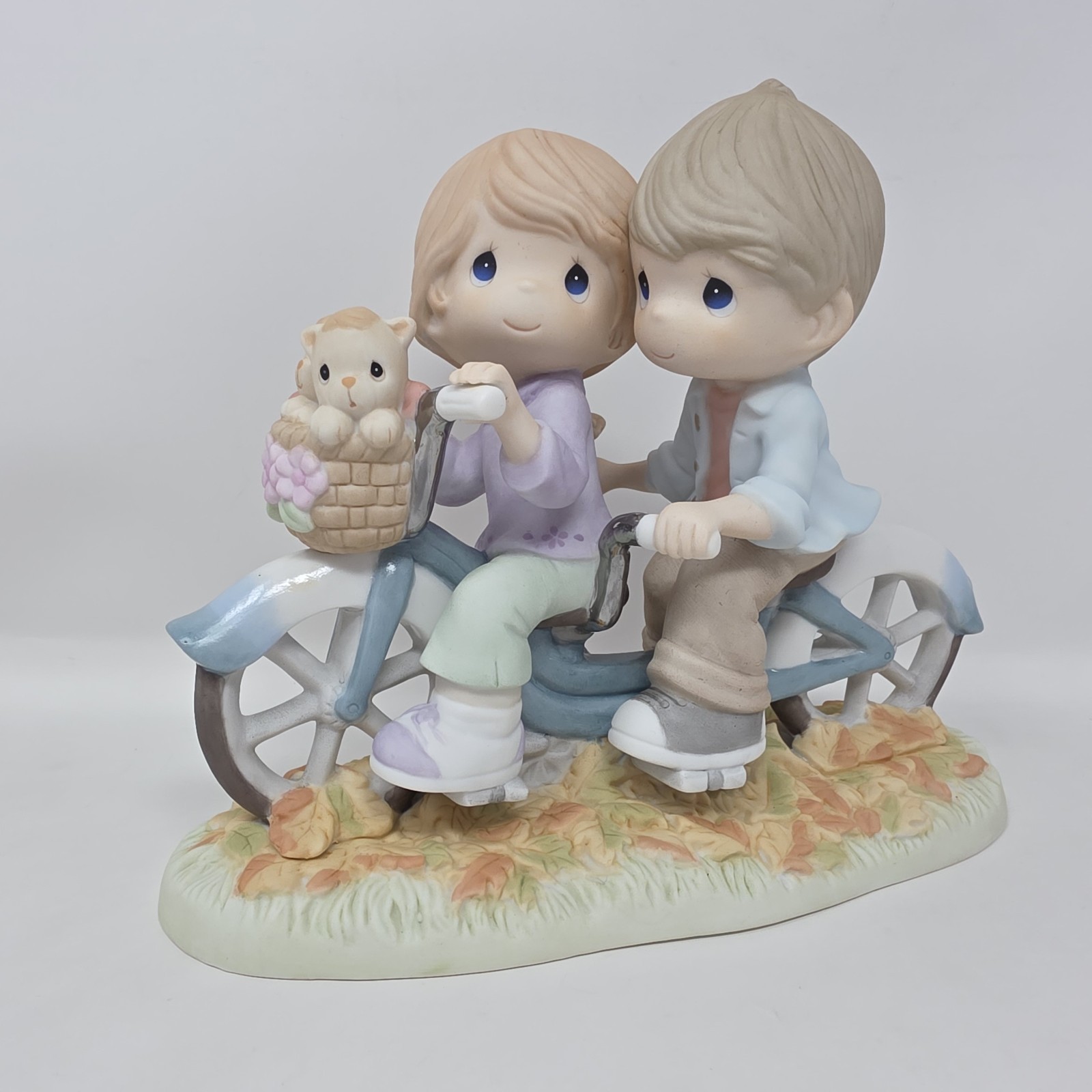 Precious Moments All for the Love of You on a Bicycle Built for Two 920025 HUGE!