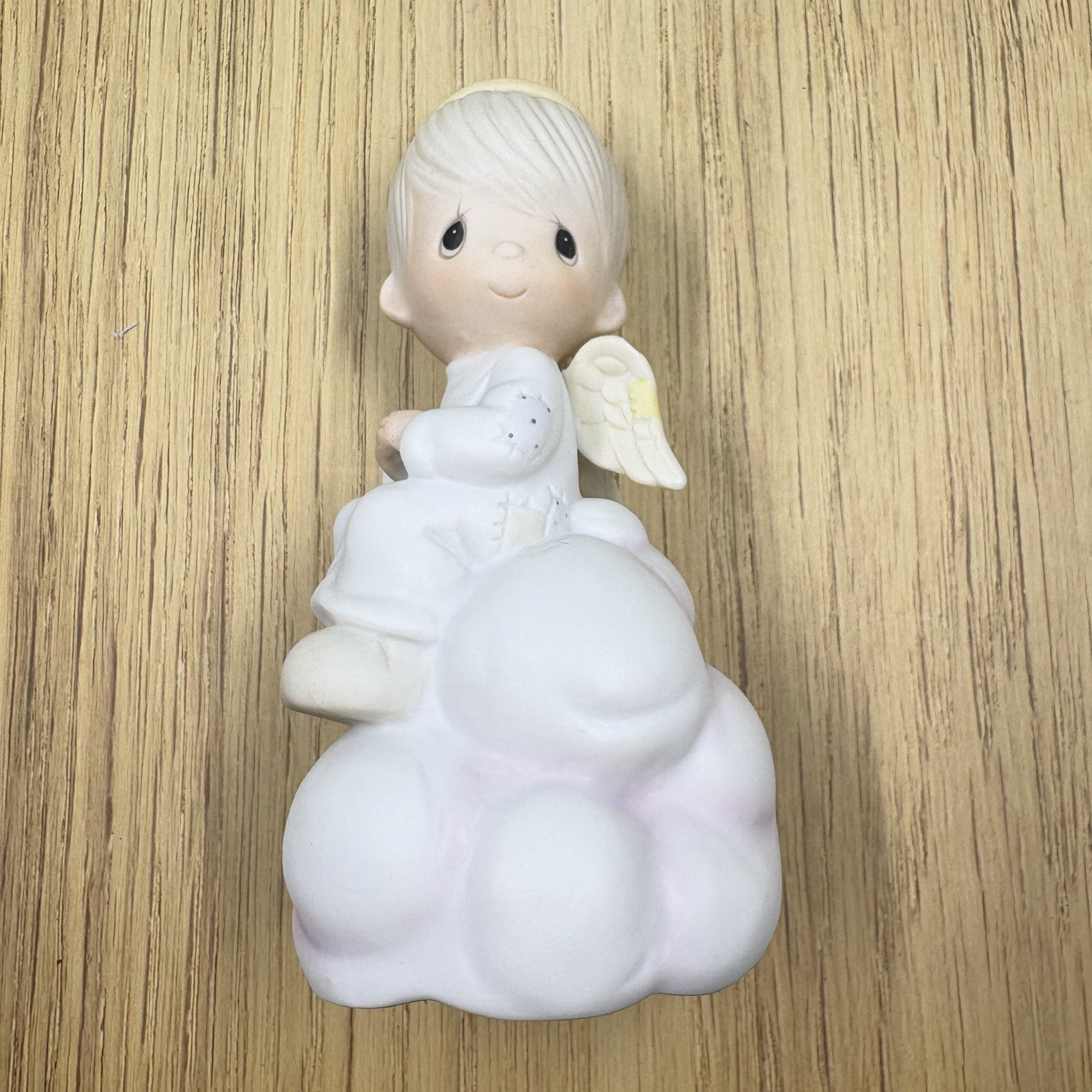 Precious Moments “My Guardian Angel” Boy musical figurine Plays Brahms’ Lullaby