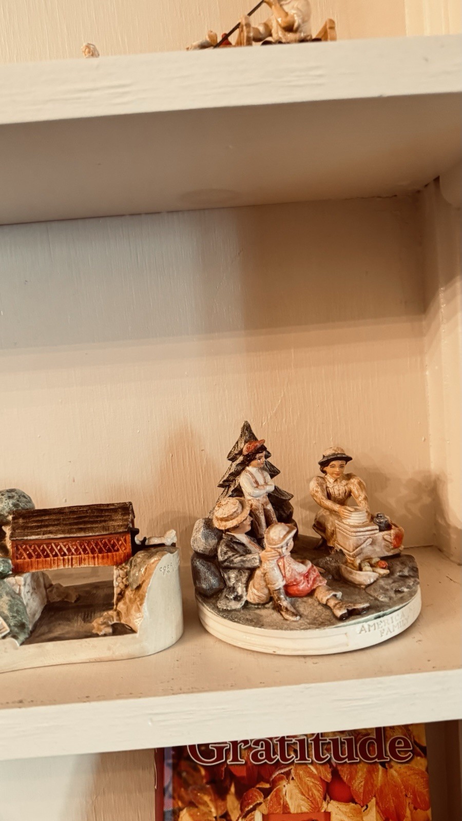 Sebastian Miniature Figurines Set of 7 Doctor, Grocery, Drug Store, Carriage