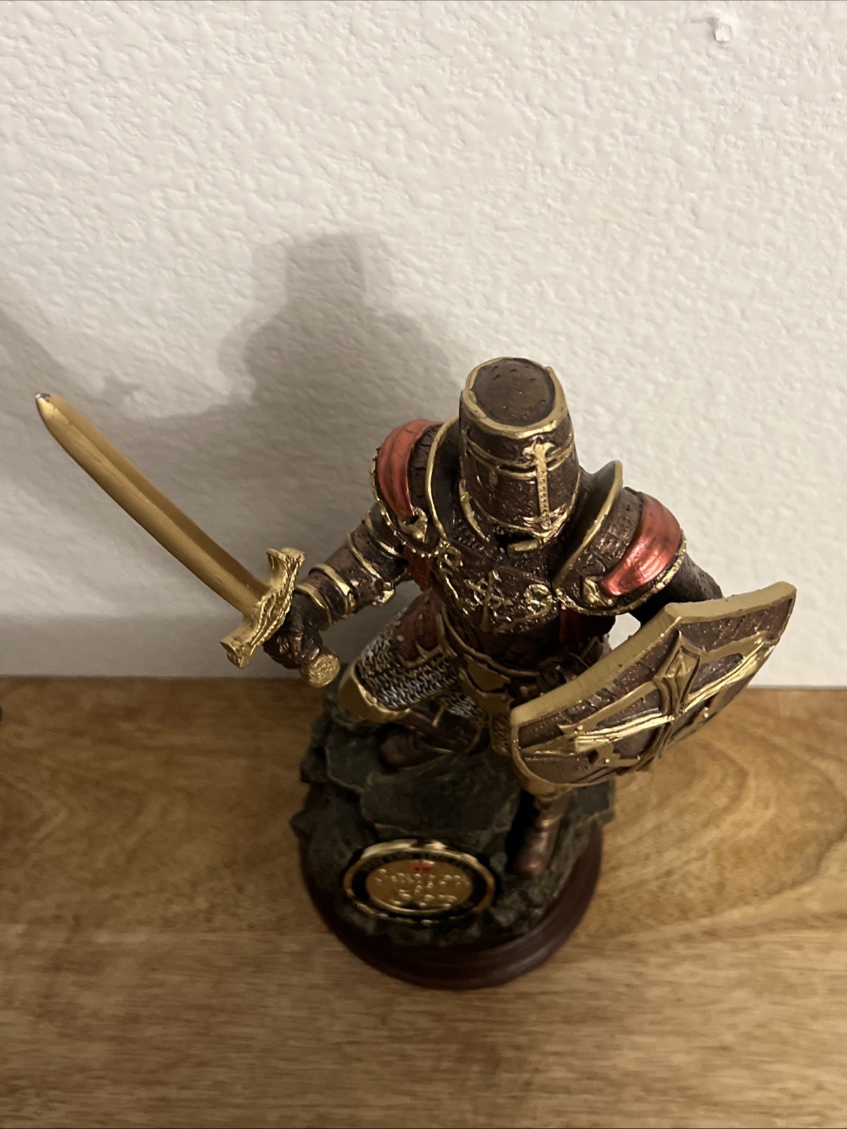 Armor Of God Bradford Exchange Cold Cast Bronze Sculpture + Challenge Coin B2967