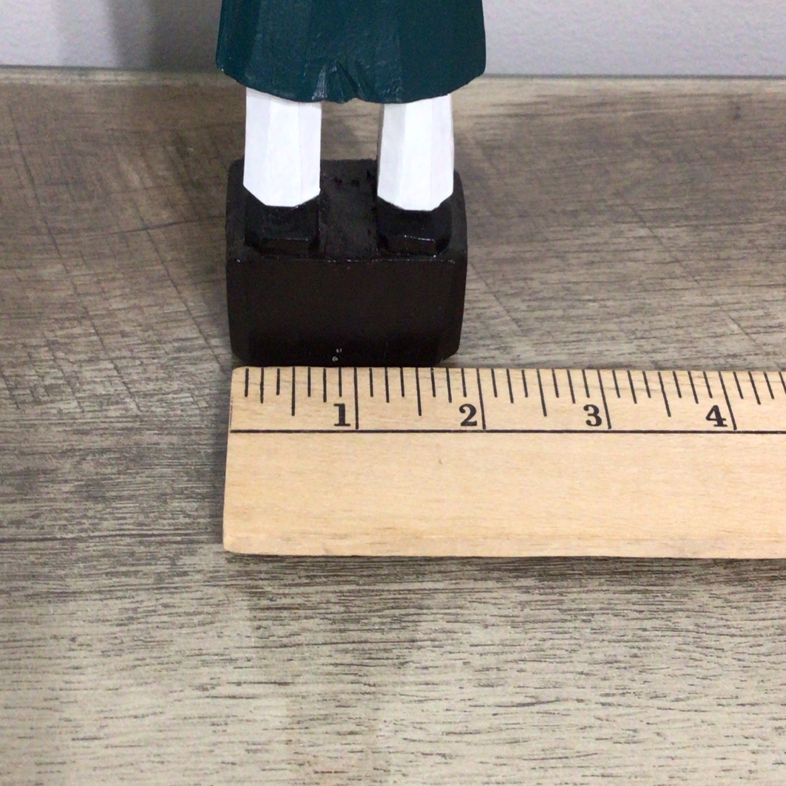 Maritime Nautical Carved Wood Folk Art Sea Captain Sailor Figure 7.75″x2″