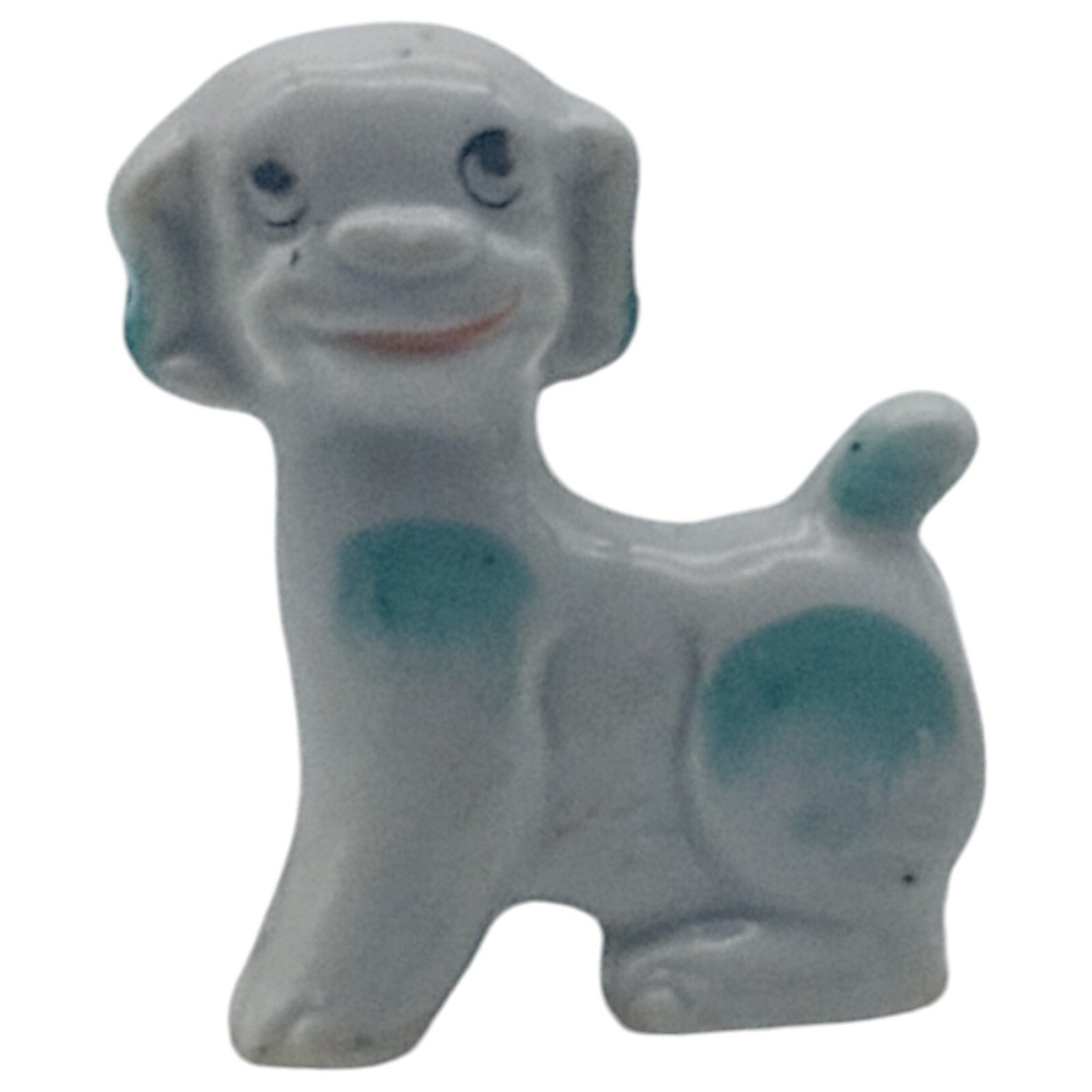 Vtg Anthropomorphic Small Ceramic Dog Figurines Set Of 3 Marked Japan