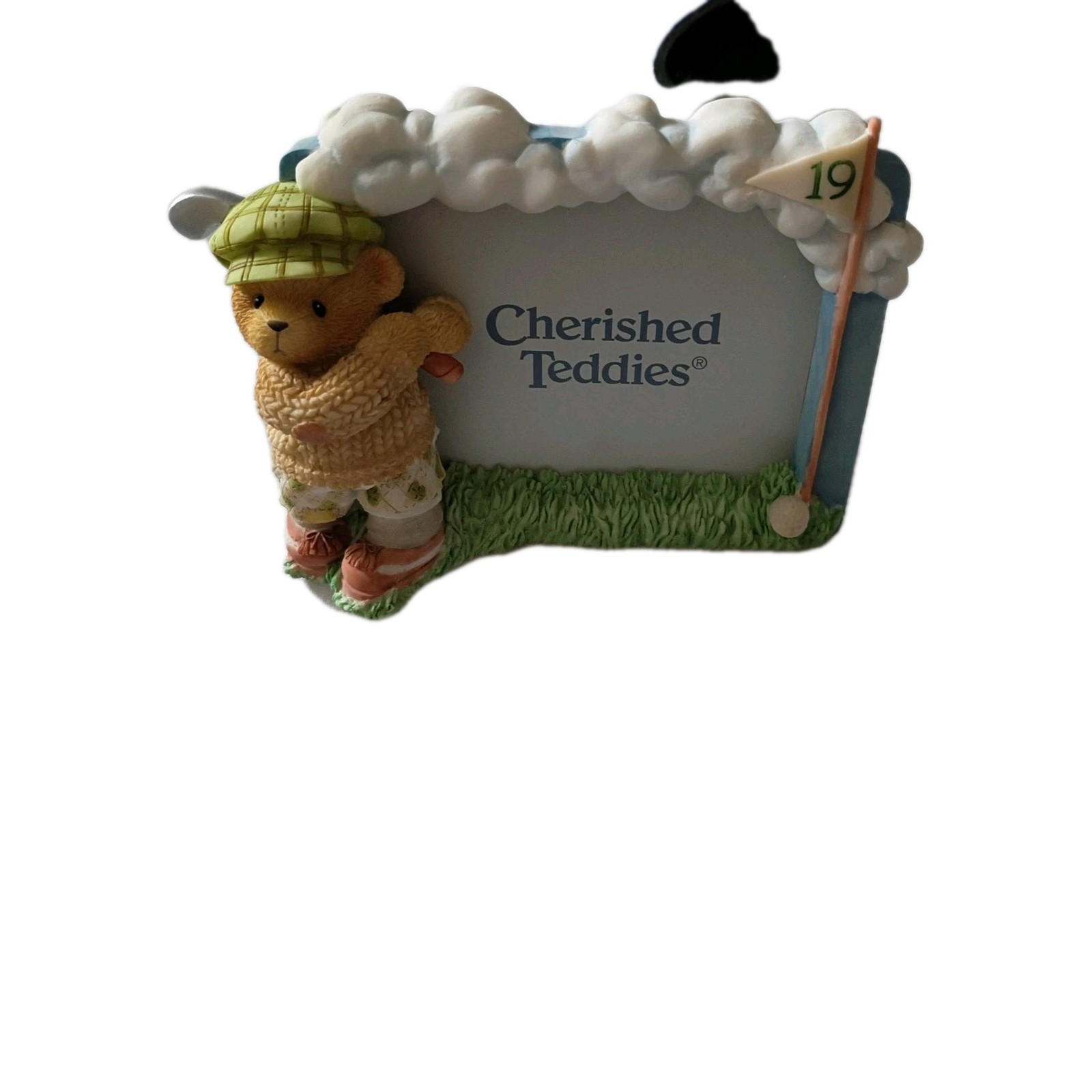 #675784 “Boy playing Golf Photo Fame “Cherished Teddies w/box