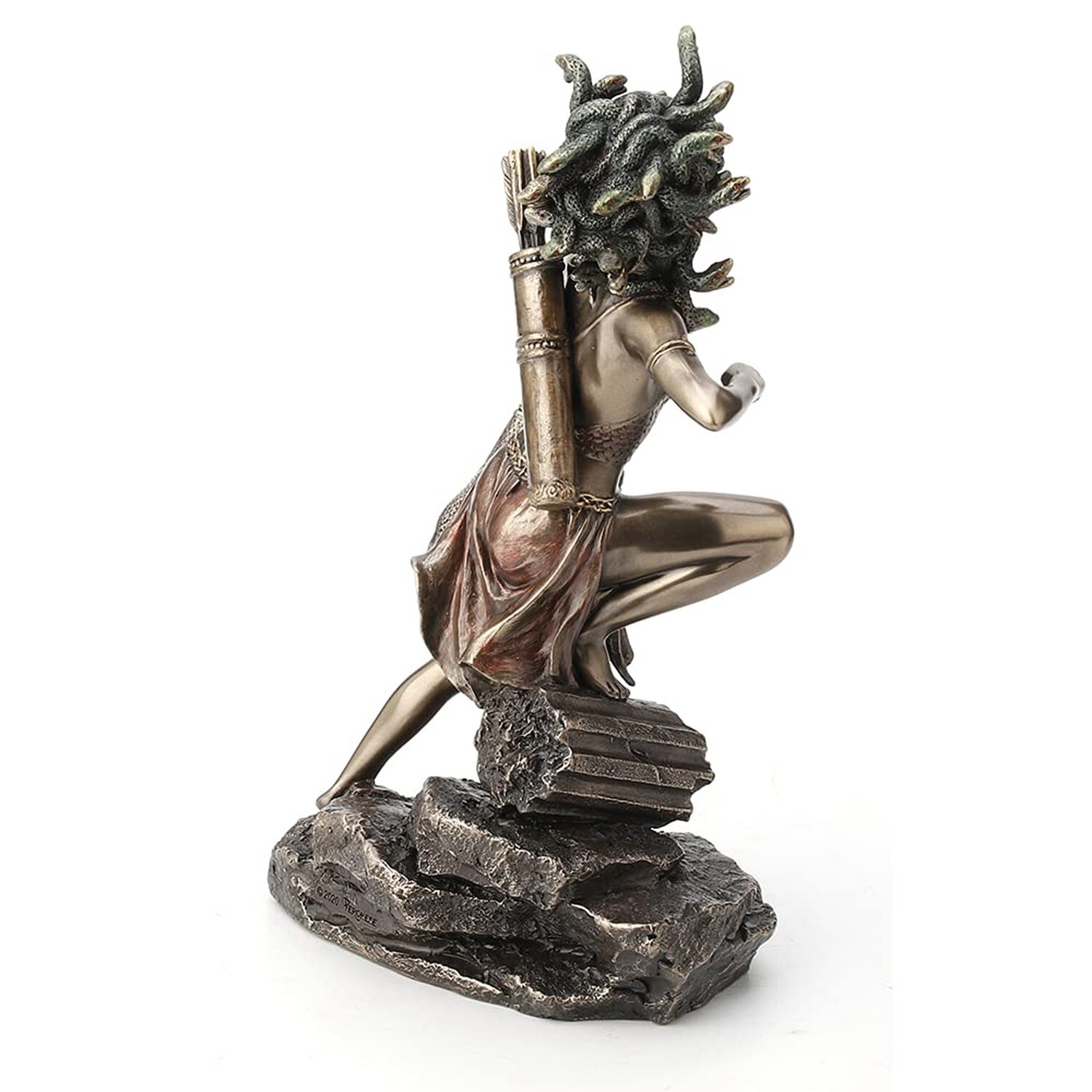 Veronese Design 8 1/2 Inch Tall Bipedal Huntress Medusa Archary Stance Bow an…