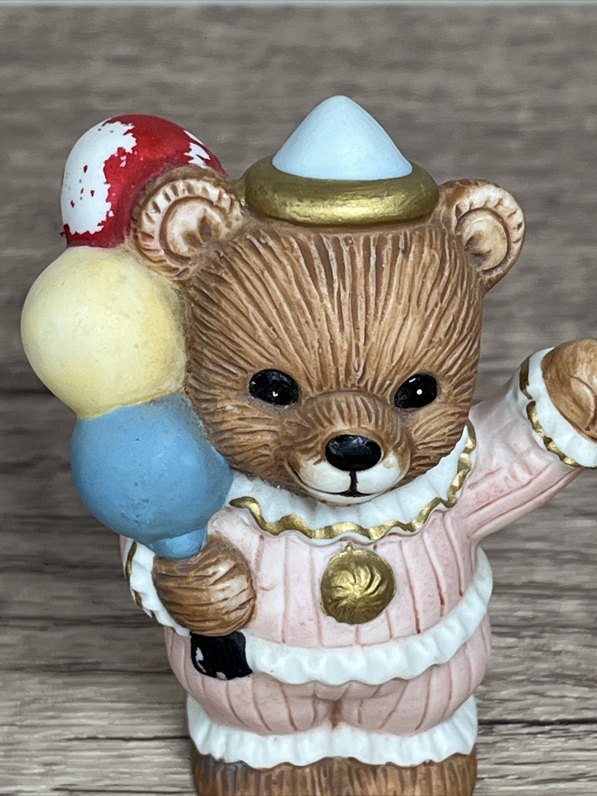Vintage Homco Circus Teddy Bear Porcelain Figurines #1449 Set of 4 SEE PHOTOS