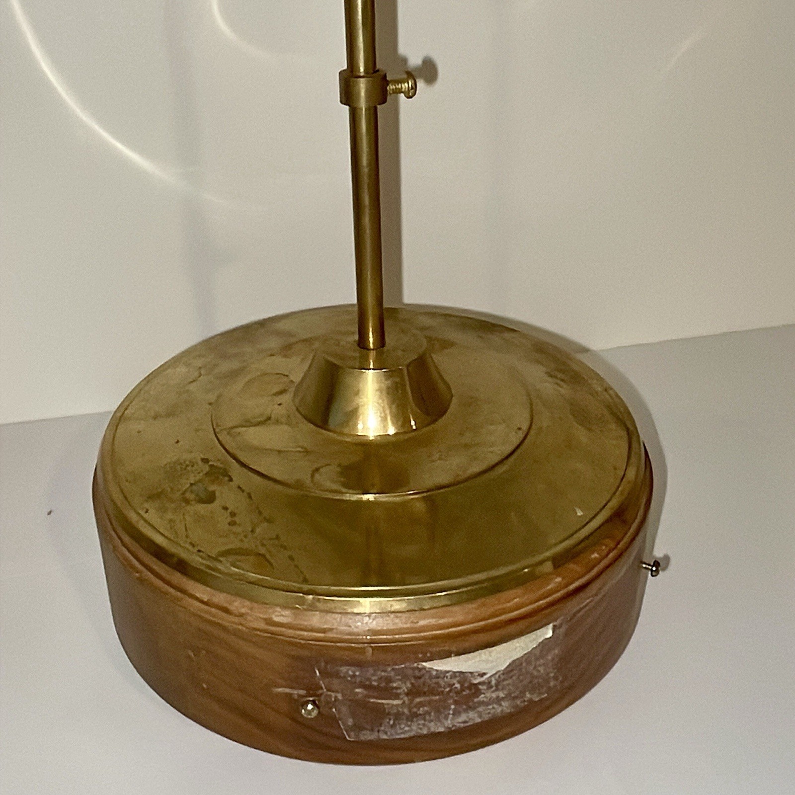 Vintage Fireman’s Copper & Brass Sculpture Firefighter’s Hat & Horn Decoration