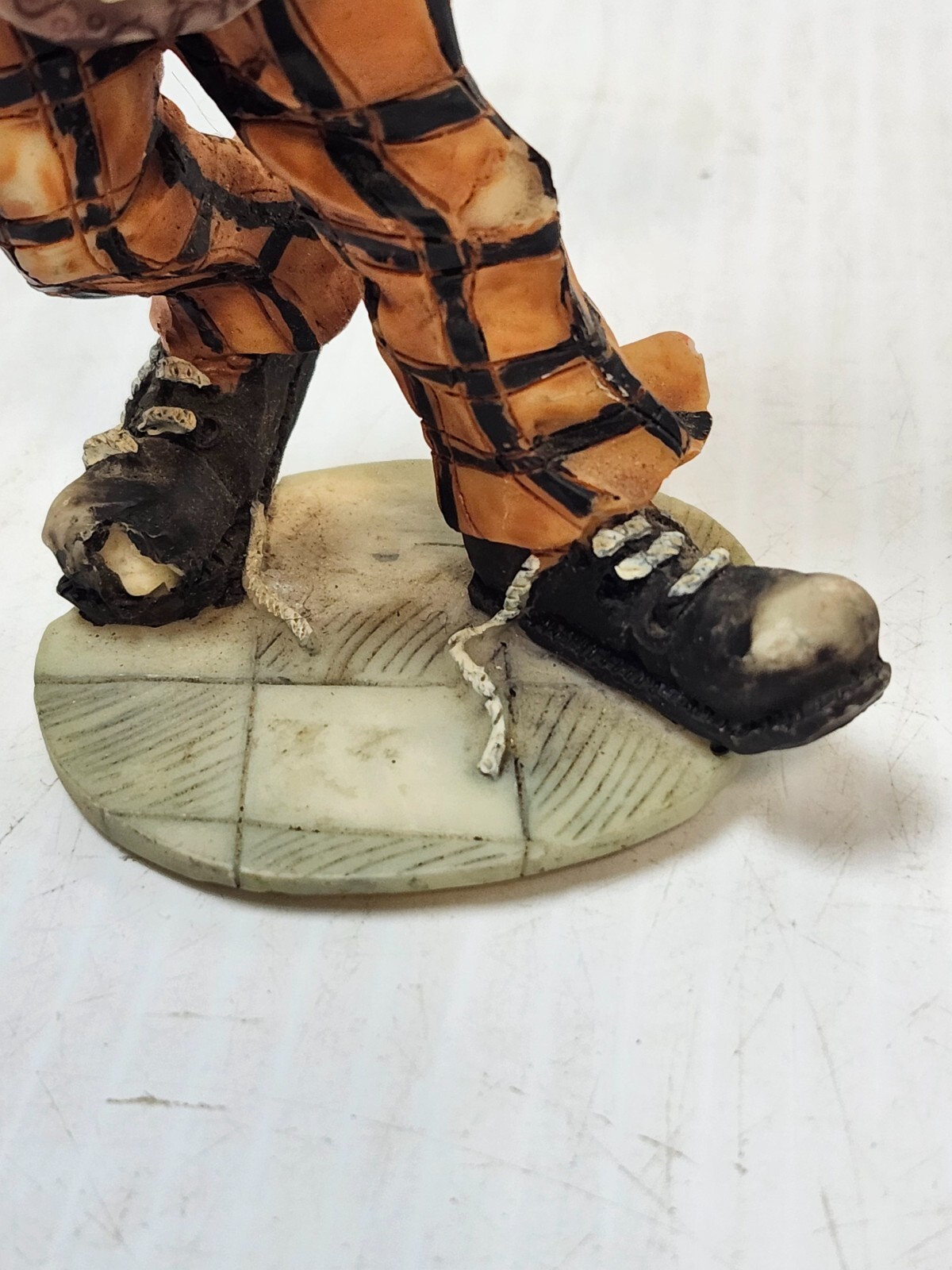 Vintage Clown Musician Figurine playing a Mandolin 5 1/2 Inches tall