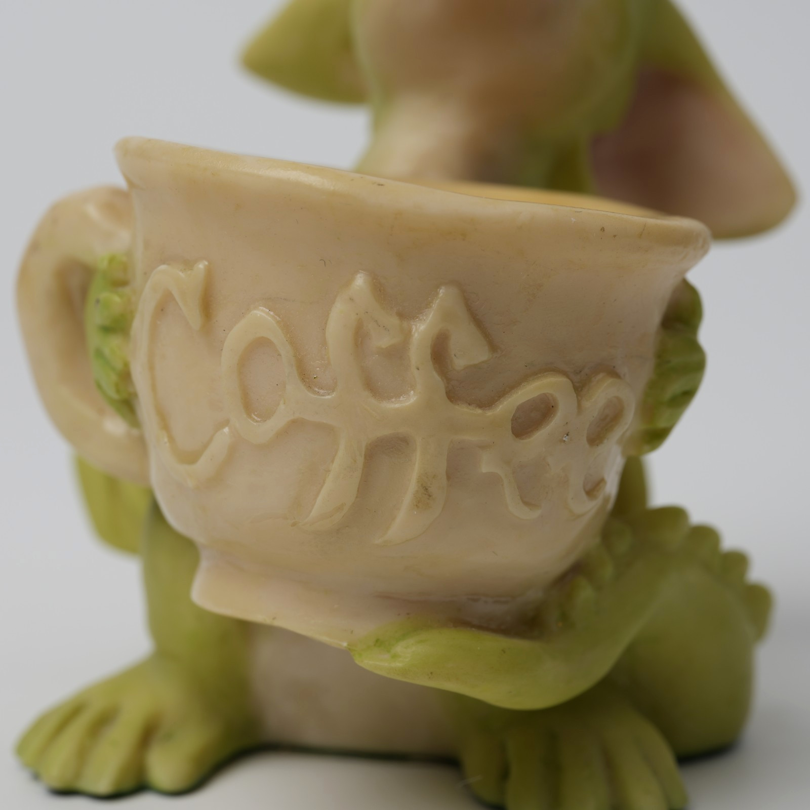 Vtg 1994 Pocket Dragons Coffee Please Figurine 1994 Real Musgrave Flambro