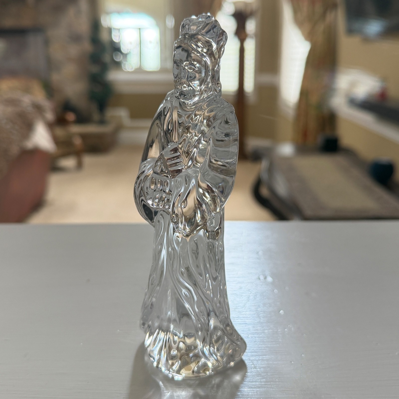 Waterford Crystal GASPAR 3 Kings Wise Men Magi Nativity Figurine He’s Mint MIB