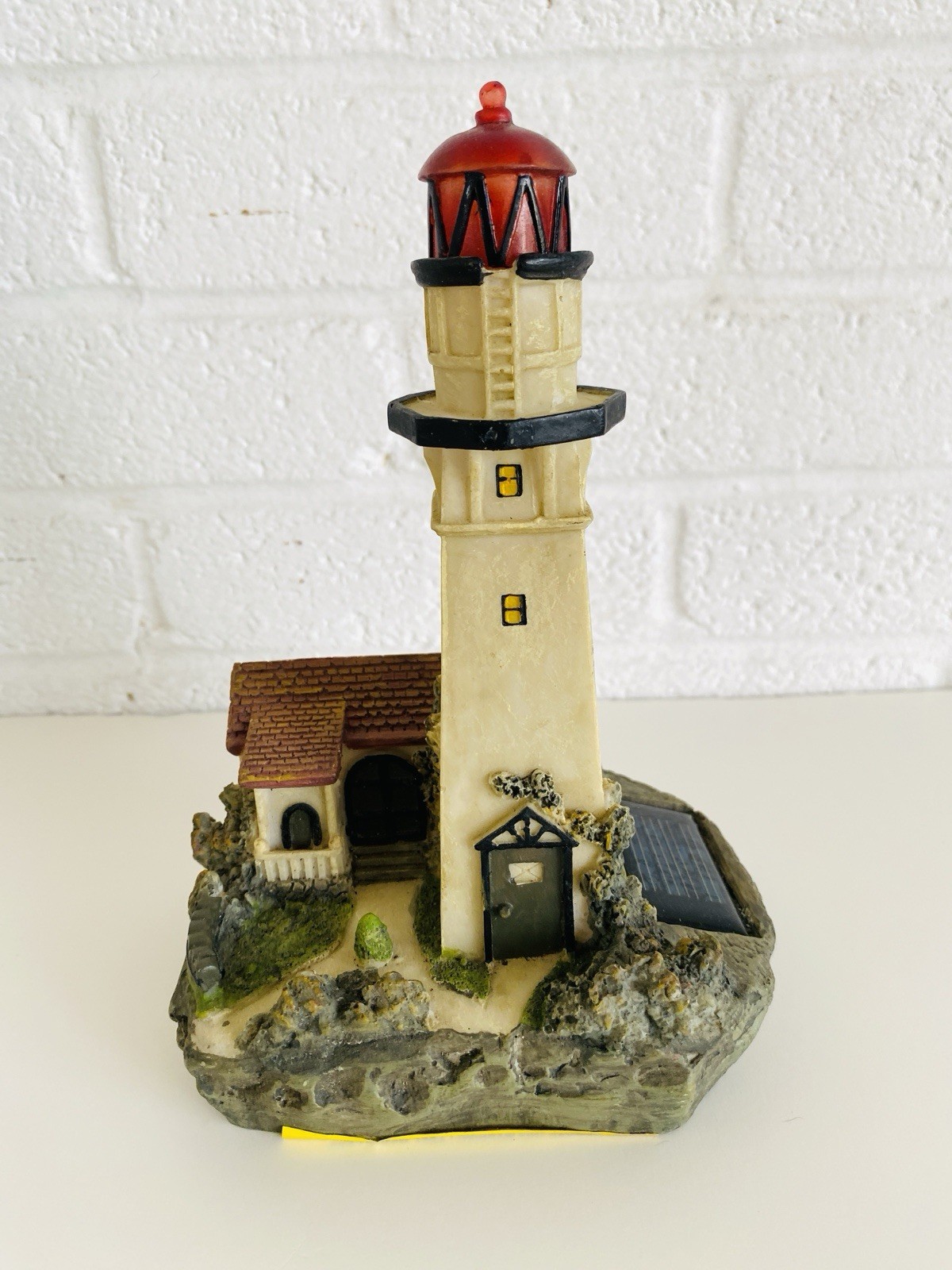 Lighthouse Lighted Nautical Decor Set Resin Beach Coastal Boating Sailing Theme