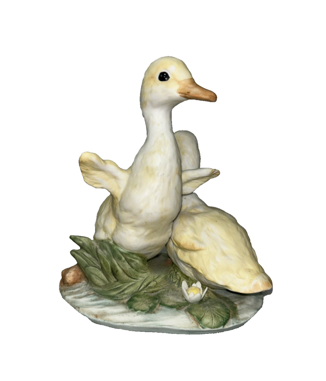 Homco Porcelain Masterpiece Baby Ducklings Figurine Porcelain