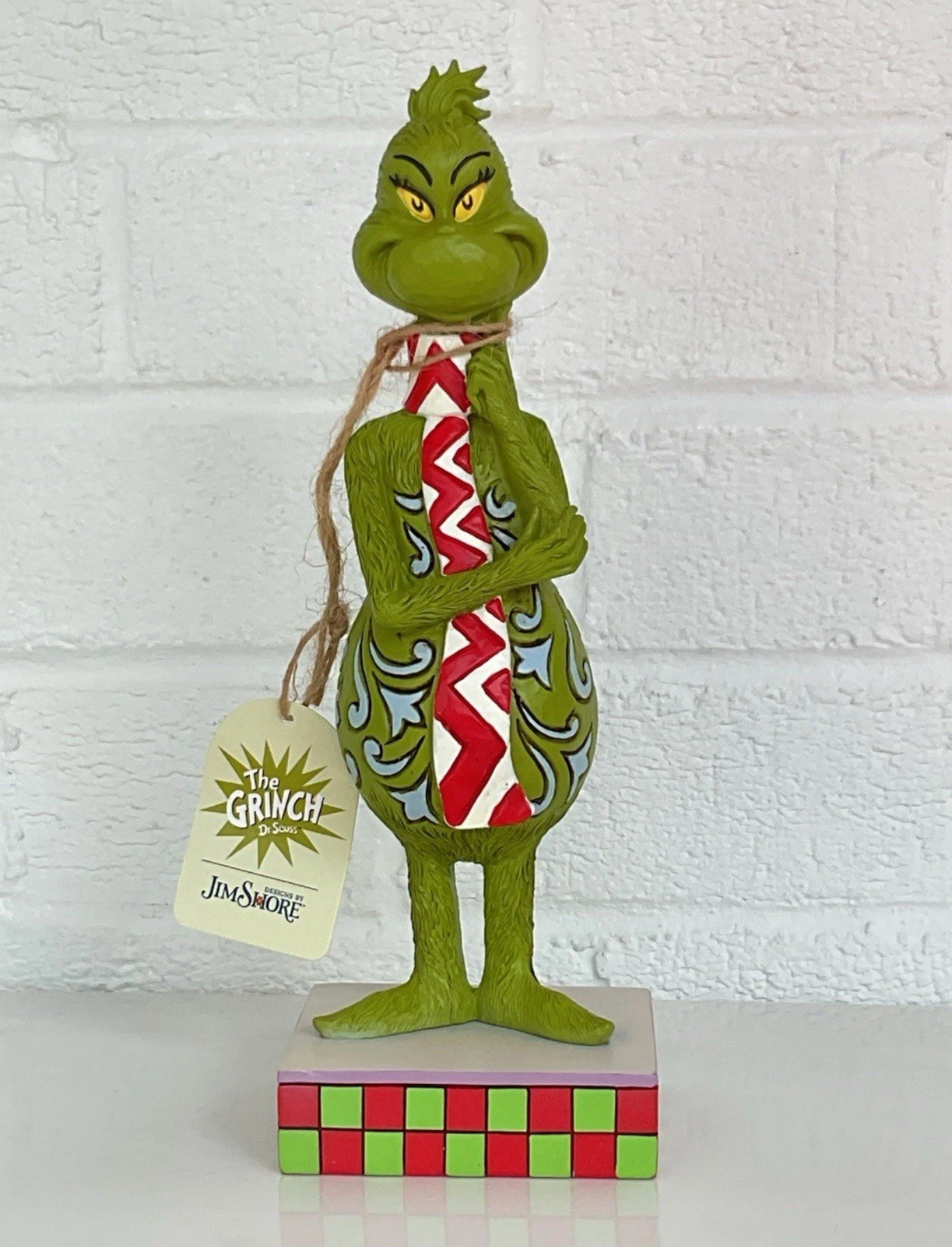 Jim Shore GRINCH WITH LONG SCARF Christmas Figurine 6010774 Dr Seuss 2022 New