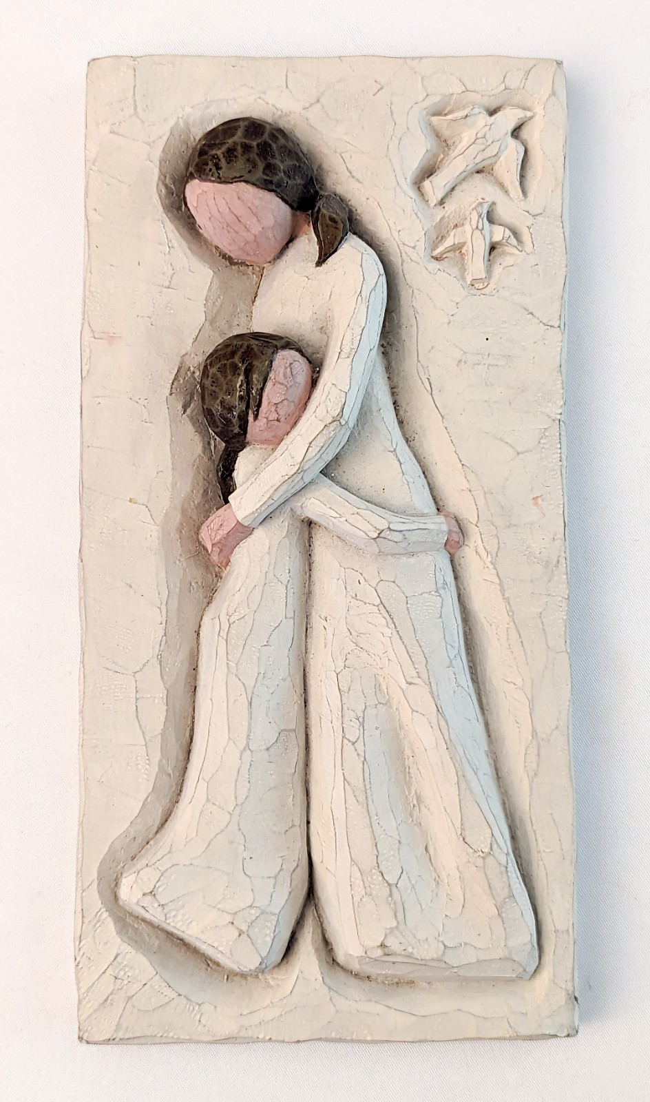 Willow Tree Mother and Daughter Wall Plaque by Susan Lordi 2001