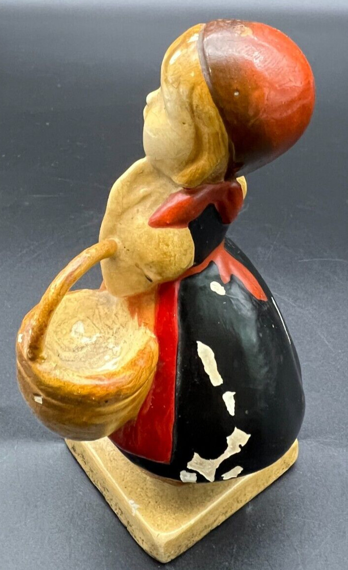 American “Meditation” Look Alike War Time Hummel Plaster or Chalkware Figurine