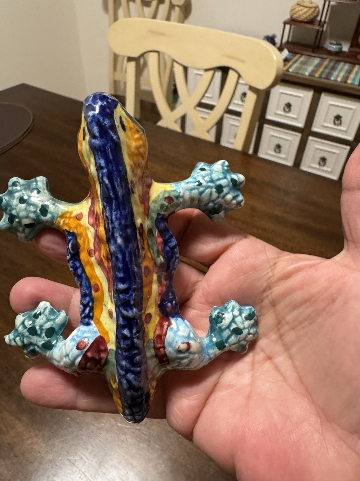 Barcelona Museum Lizard Ceramic Colors