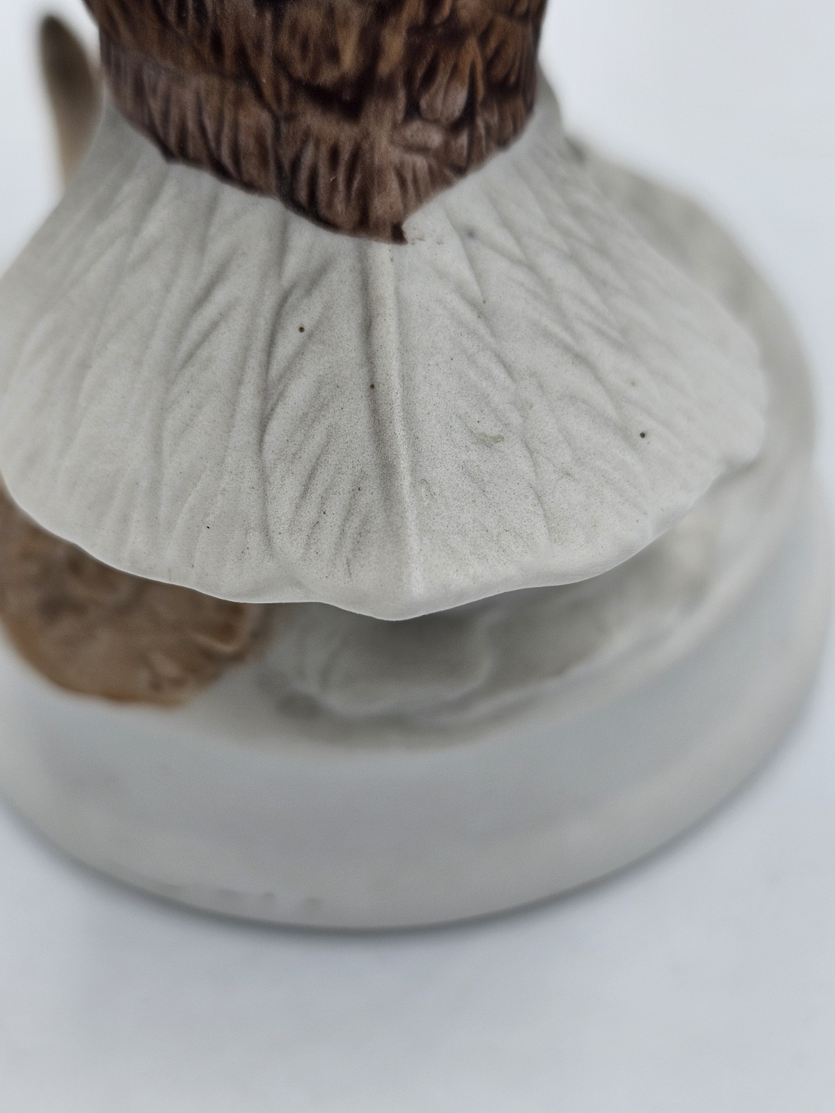 Bald Eagle Porcelain Figurine Matte Labeled Meico Hand Painted Taiwan 7.25″H