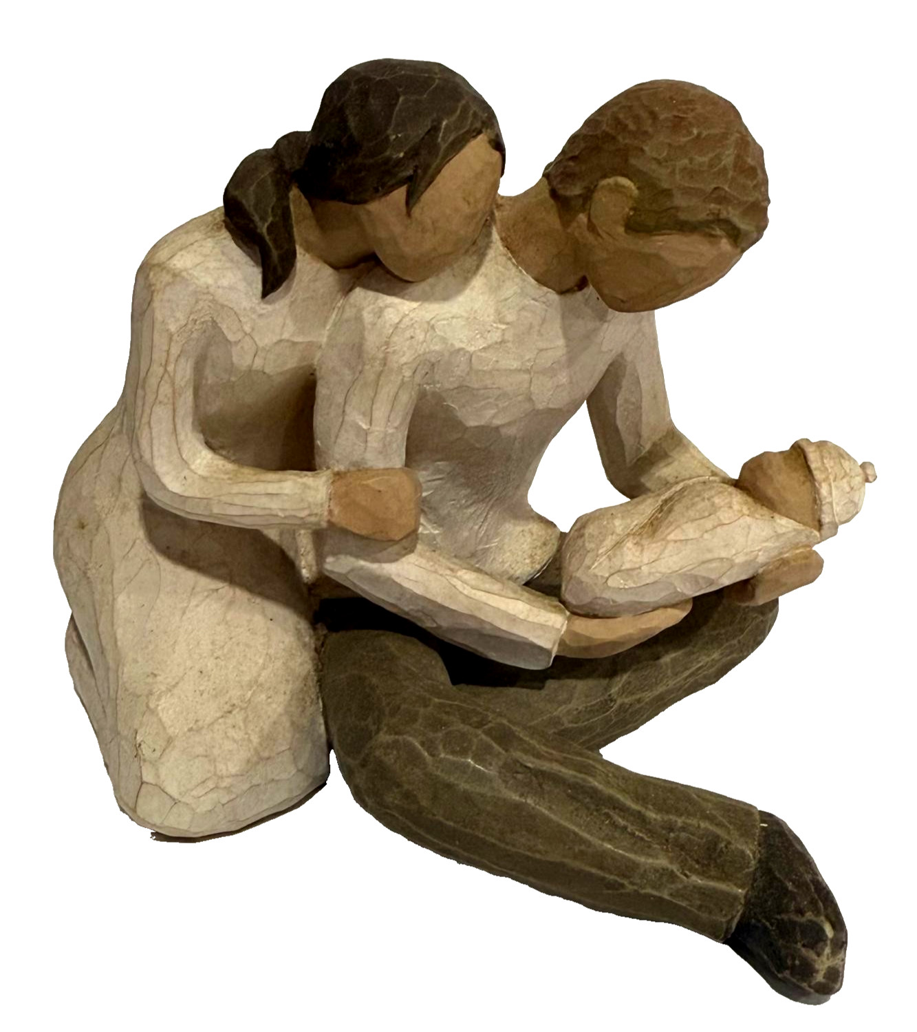 Willow Tree “New Life” Figurine – Mom, Dad & Baby – Used