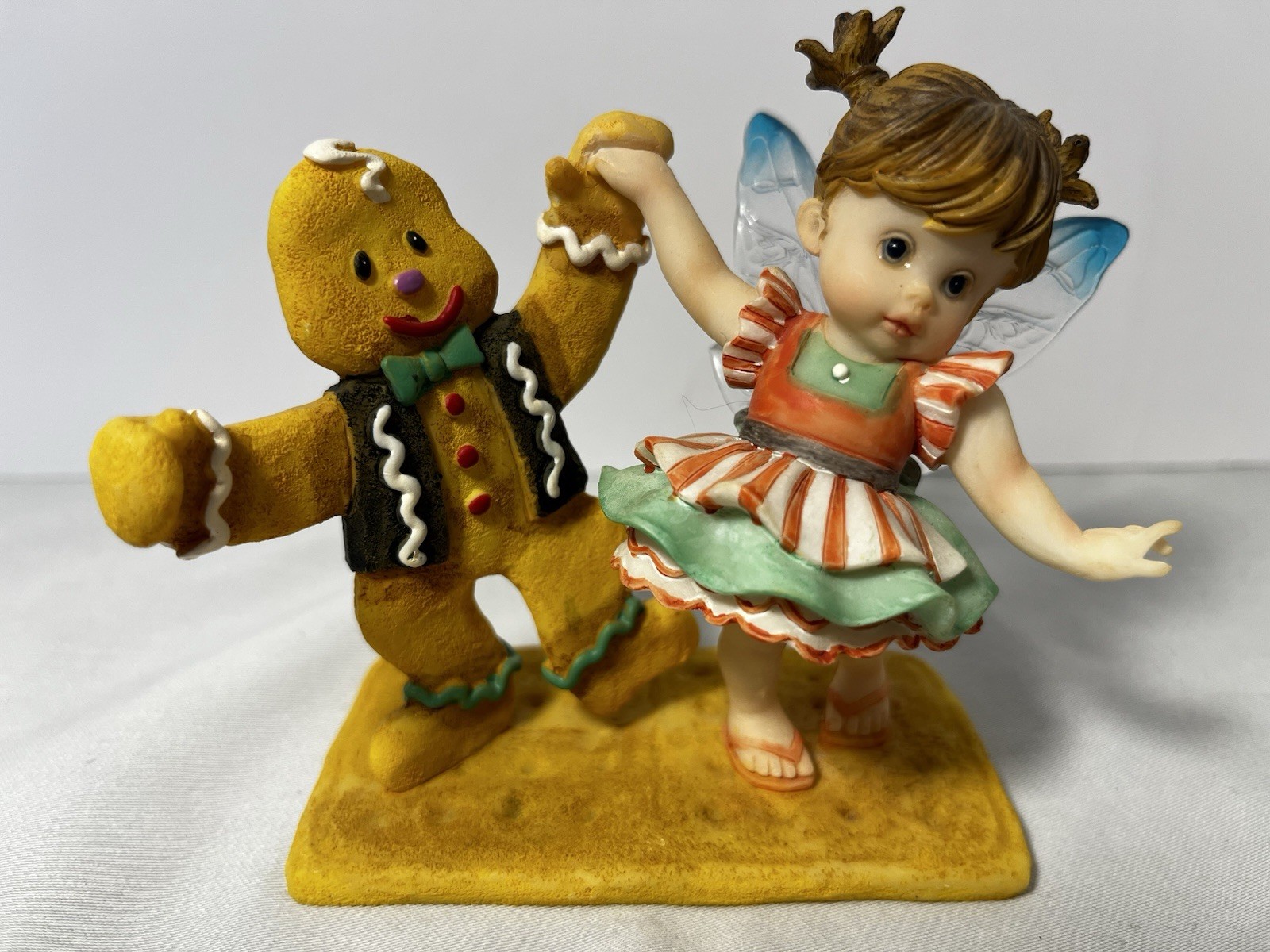My Little Kitchen Fairies Fred and Ginger 2006 Enesco Figurine No Box Retired