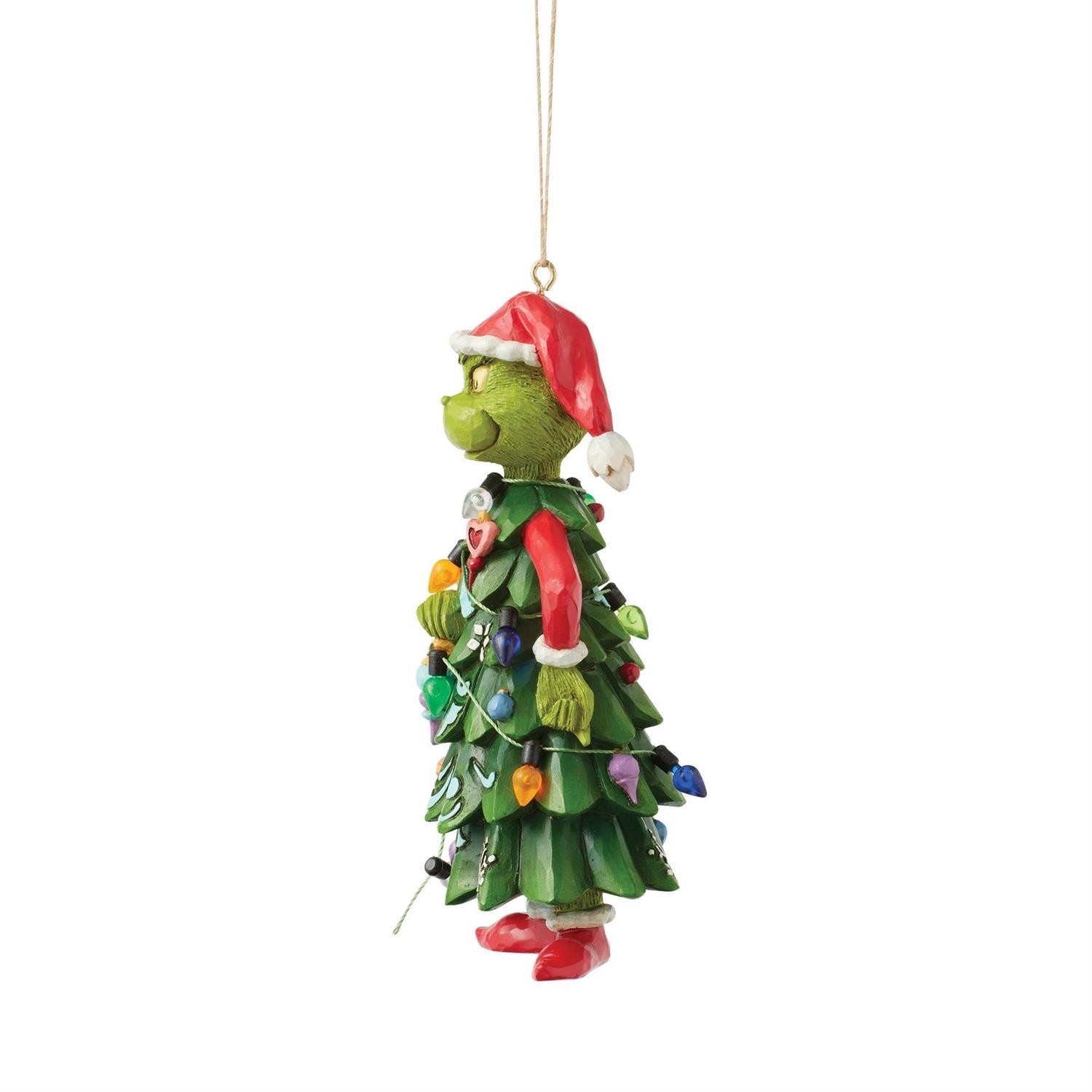 Jim Shore GRINCH DRESSED AS TREE ORNAMENT 6017078 BRAND NEW