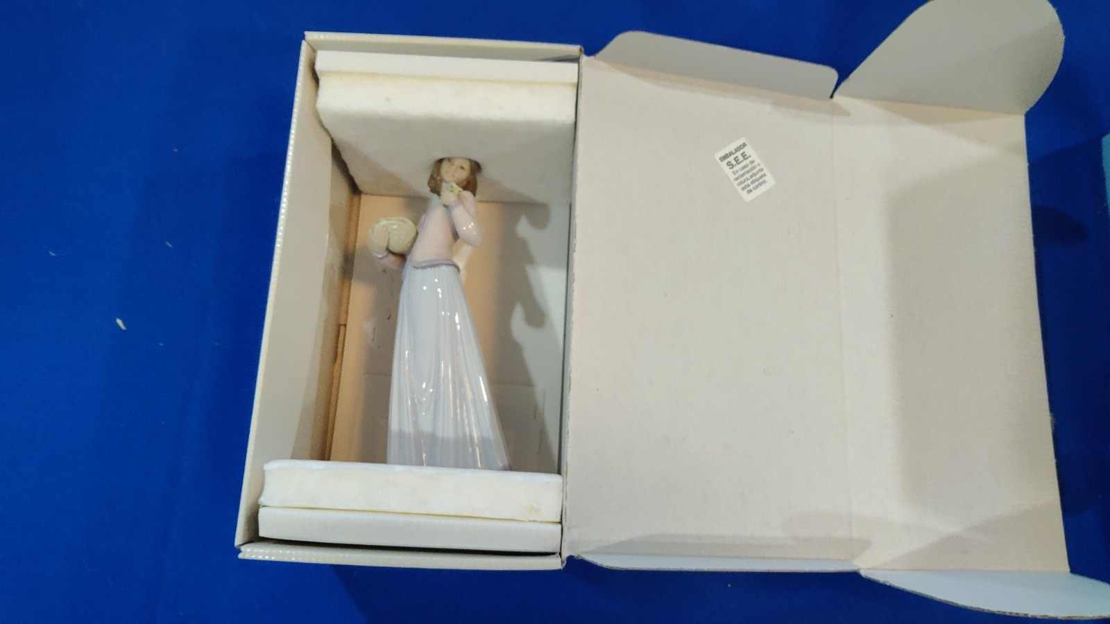 Lladro “Innocence in Bloom” 7644 Porcelain Figurine 1996 With Original Box Mint