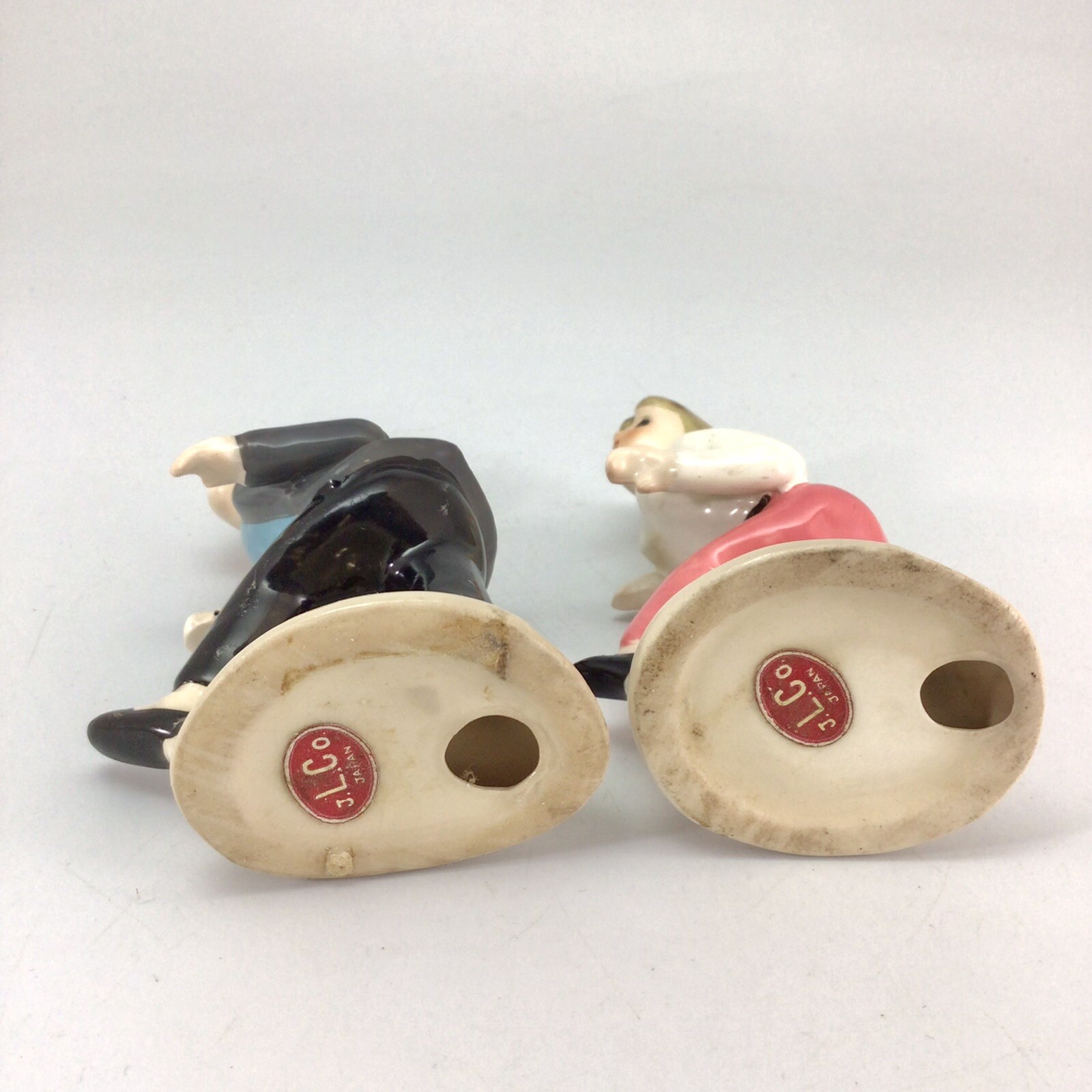 Vintage Sock Hop Dance Figurines J. L. Co. Teens Dancing 4″ Teenagers Japan