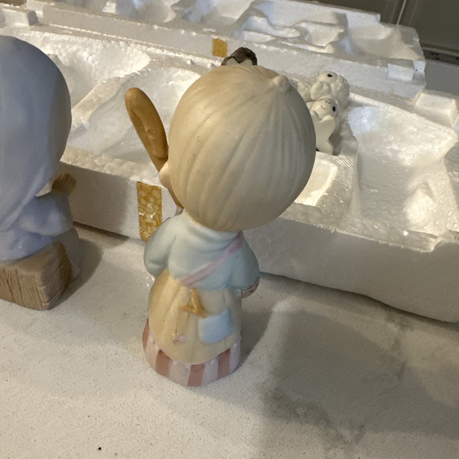Precious Moments Nativity Set E2800 9 Piece 1979 & Box, Come Let Us Adore Him