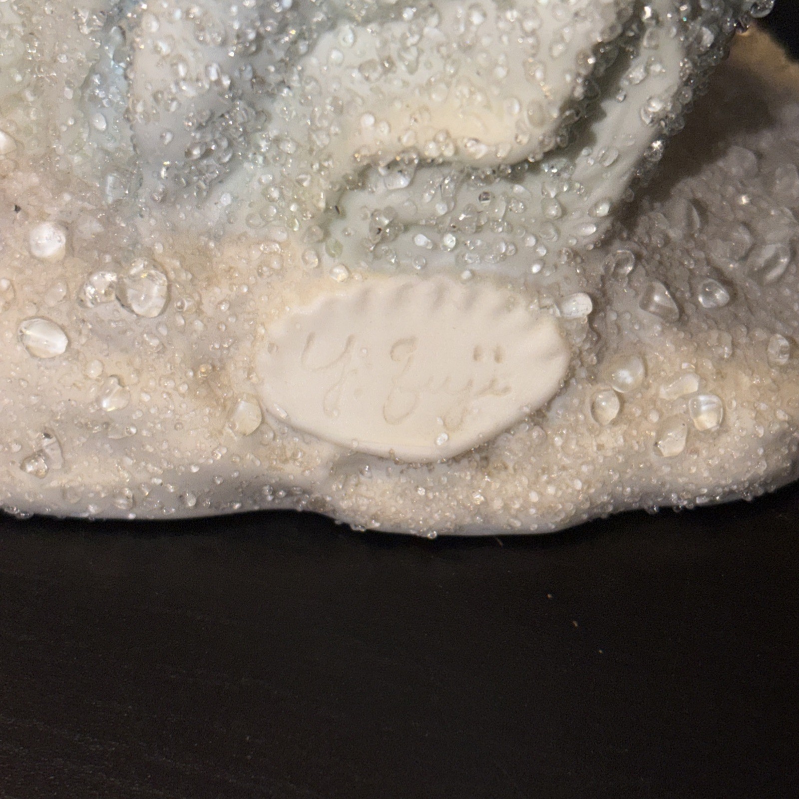 “Elecia” Coral Kingdom Mermaid Figurine By Enesco 1994 #137286 Shimmering Stone