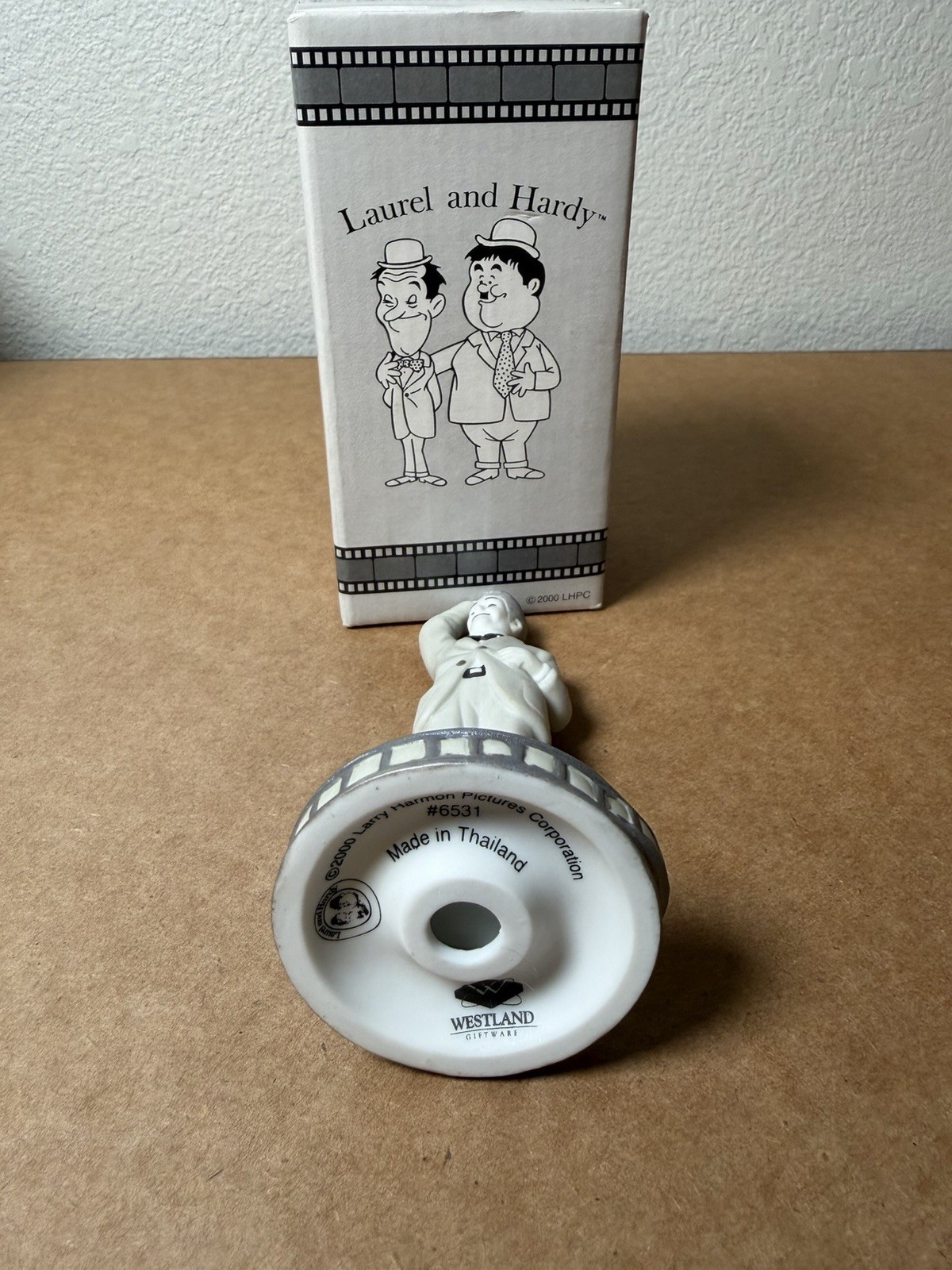 Laurel & Hardy Westland Giftware Figurine Set w/ Boxes #6531 #6532