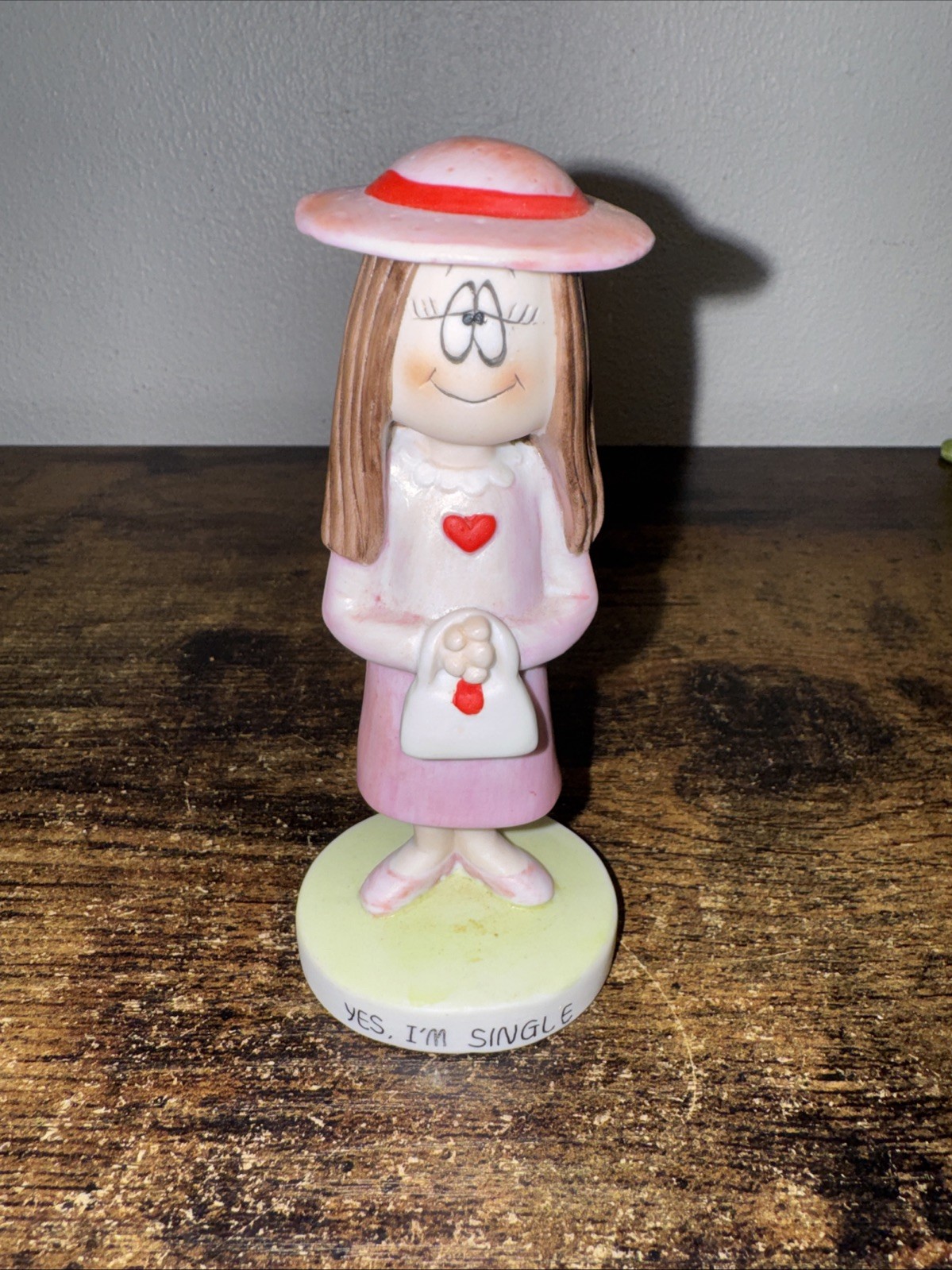 Comic Character Figurine Cathy Guisewite (yes I’m Single) 1982