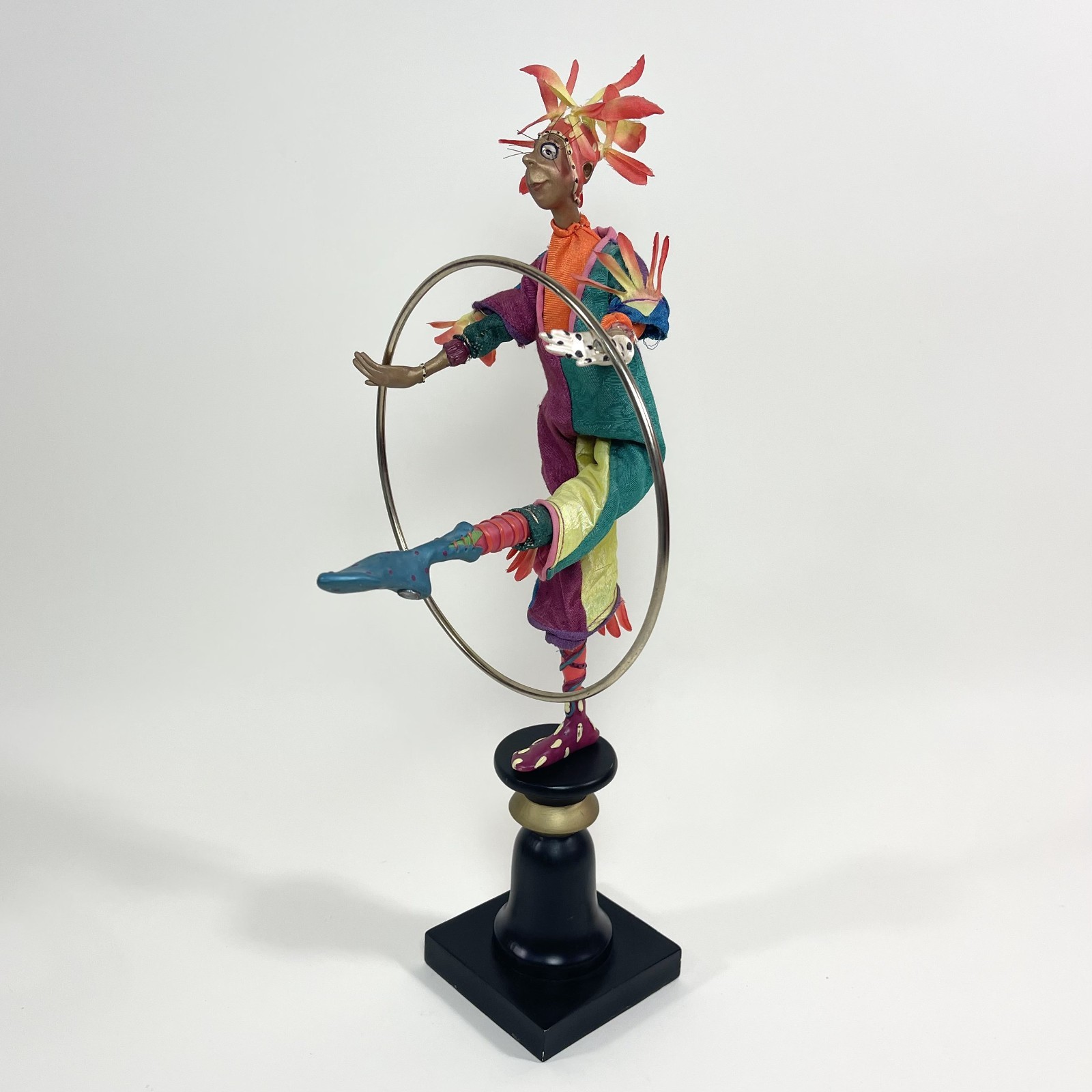 Cirque du Soliel Kate Church Balancing Ring Performer Figure Folk Art