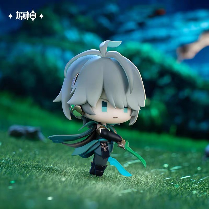 miHoYo Genshin impact Sumeru Battlefield Valor Alhaitham Official Chibi Figure