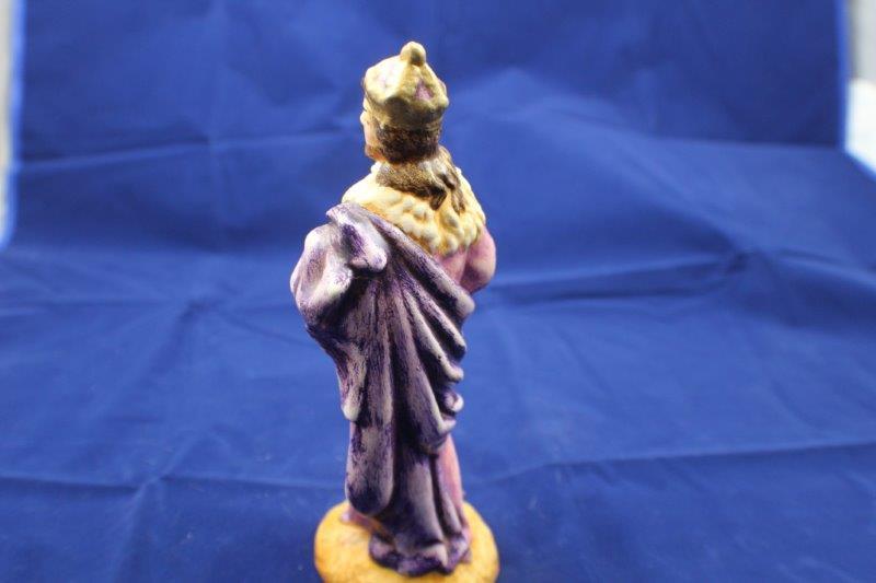 King Nativity Wiseman 7.5″ Painted Double Fired Vintage Ceramic Atlantic Mold