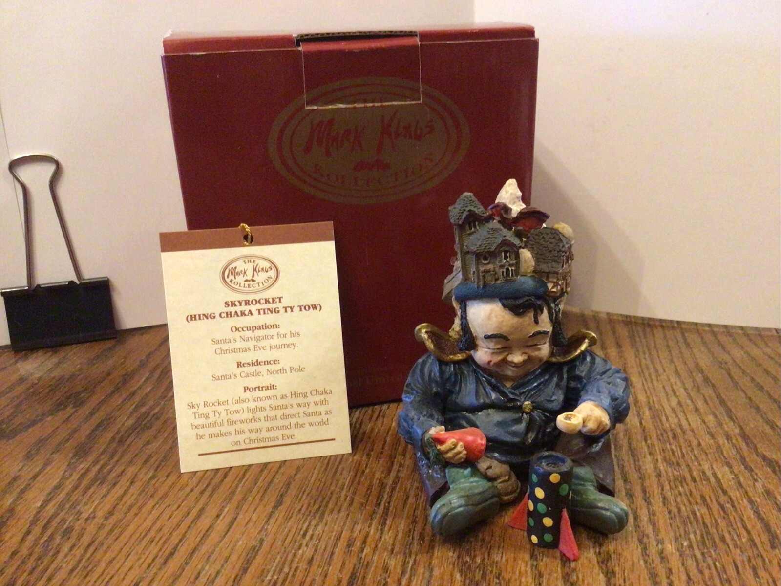Mark Klaus Kollection,#860031 Sky Rocket Figure,Excellent Used Condition,w/box