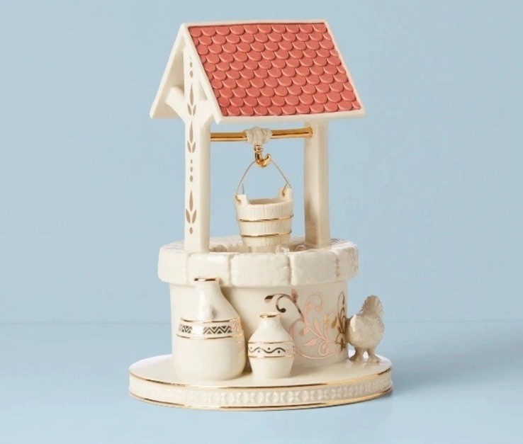 Lenox First Blessing Nativity Town Water Well NEW IN BOX $180