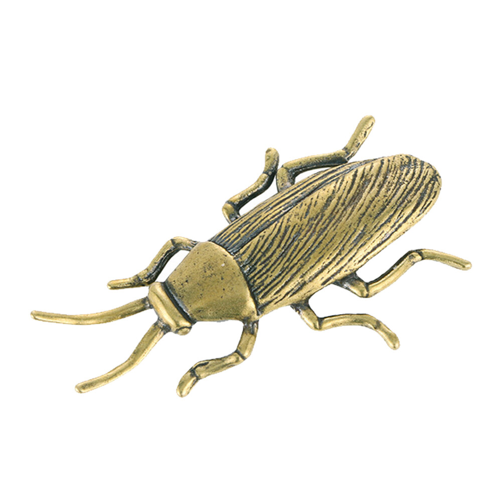 Brass Cockroach Figurine Statue Insect Animal Figurines Toys Desktop Decoration+