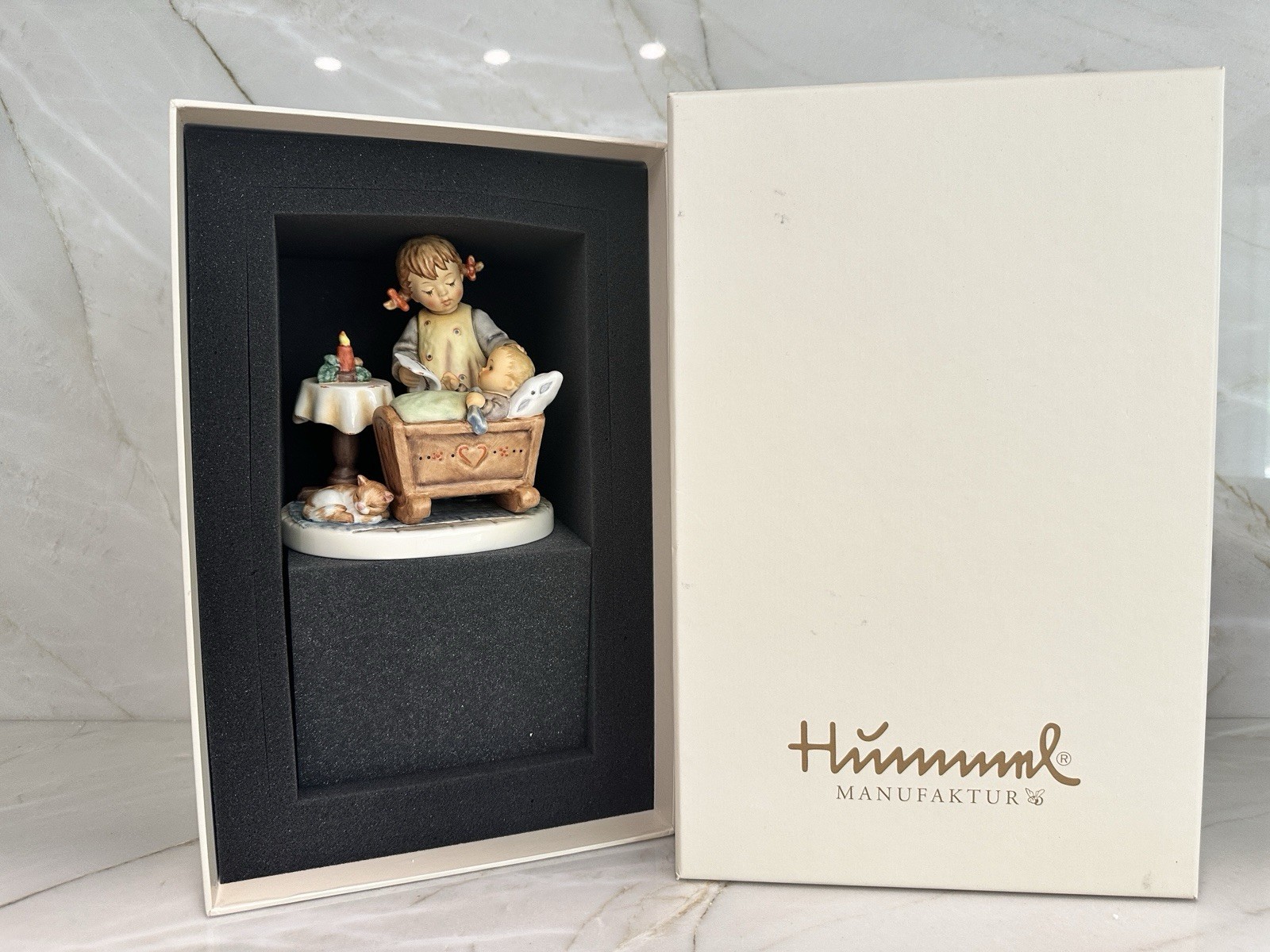 Goebel Hummel “ Light The First Candle” #2390 New In Open Box Christmas Nativity