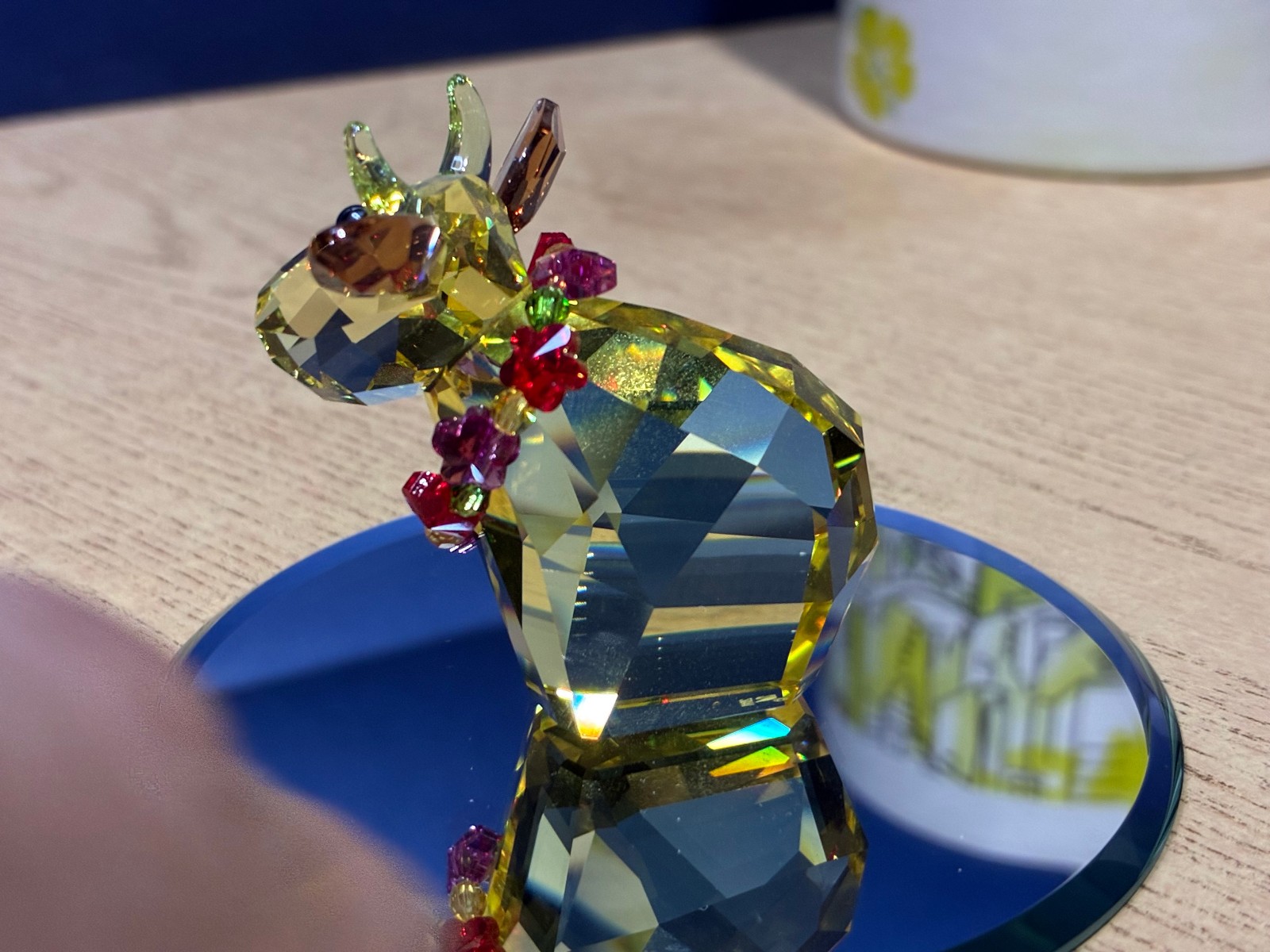 SWAROVSKI LOVLOTS 2011 SUNSHINE MO LIMITED EDITION COW 1093651 MIB with Cert