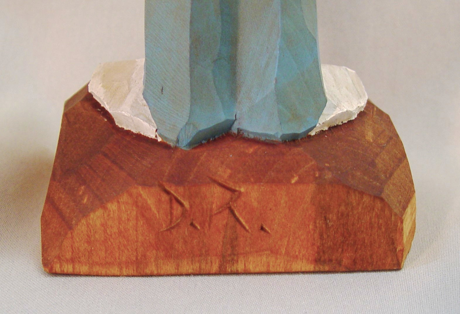 Original Caricature Wood Carving of a Nurse by David Rauch