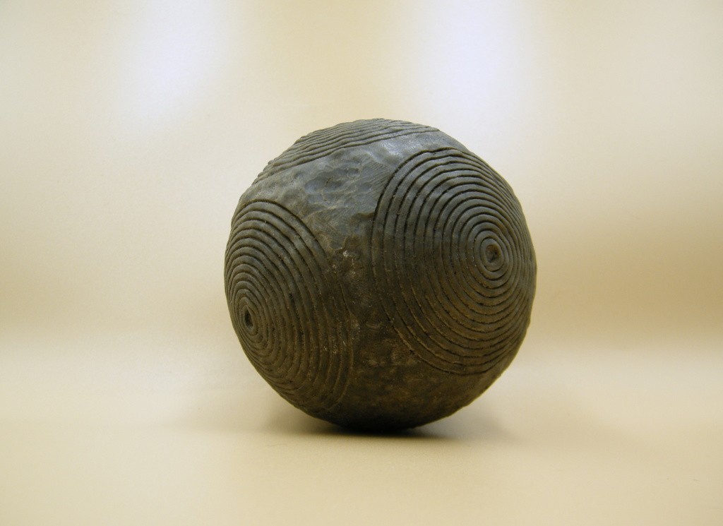 Custom made resin replica of Petrosphere · Stone ball, artefact Natural size #5