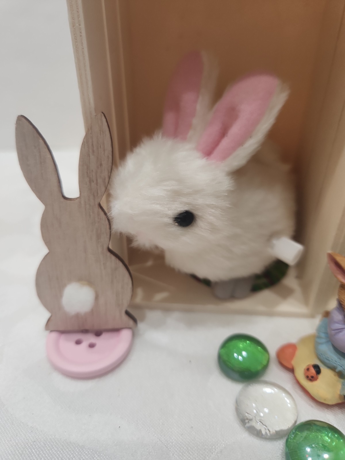 Vtg & Mod Trinket Shelf Miniatures Curio Collectibles Lot 25+ Bunny Rabbit Theme